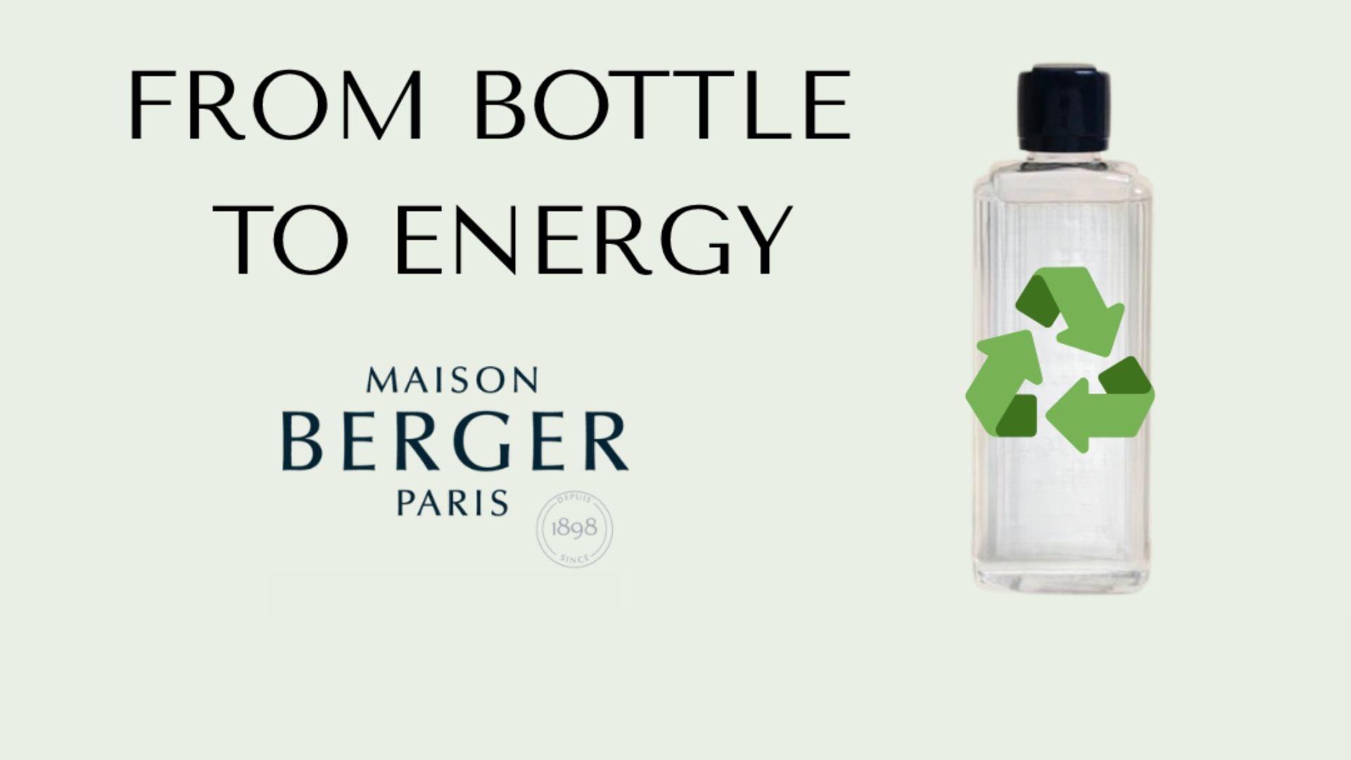 Maison Berger Paris เปิดตัวแคมเปญ “From Bottle to Energy”