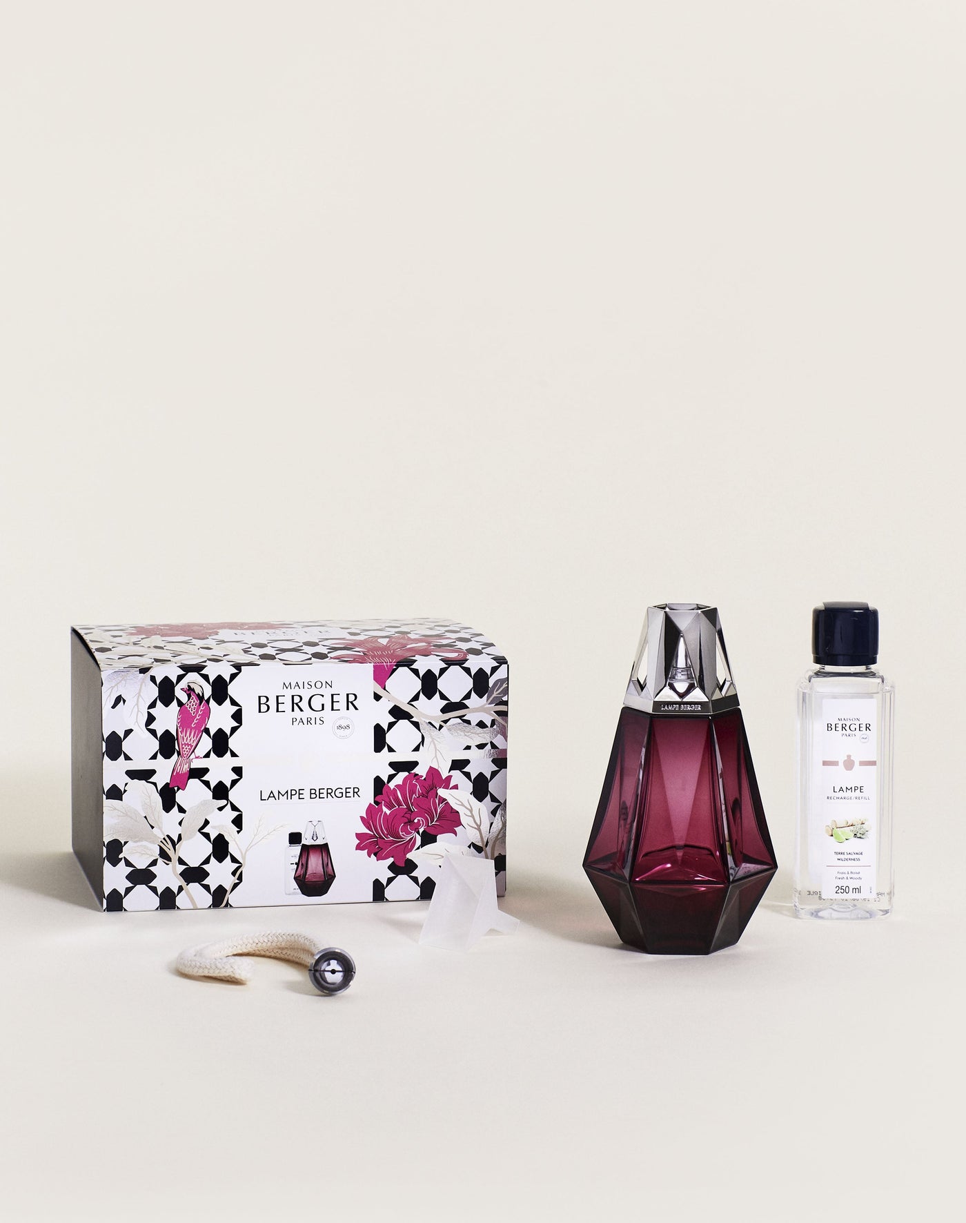 Garnet Prism Lamp Gift Set