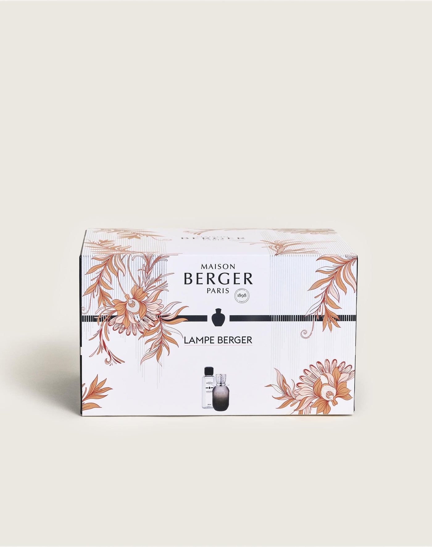 Glacon Grey Lamp Gift Set with Pure White Tea
