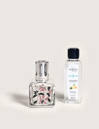 Glacon Grey Lamp Gift Set with Pure White Tea