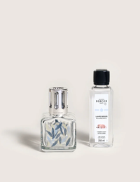 Glacon Grey Lamp Gift Set with Pure White Tea