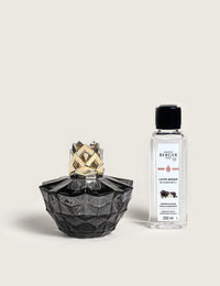 Glacon Grey Lamp Gift Set with Pure White Tea