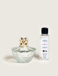 Glacon Grey Lamp Gift Set with Pure White Tea