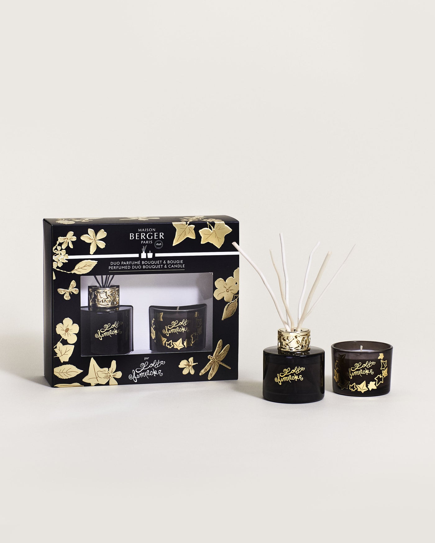 Duo mini Bouquet & Candle Lolita Lempicka - Black