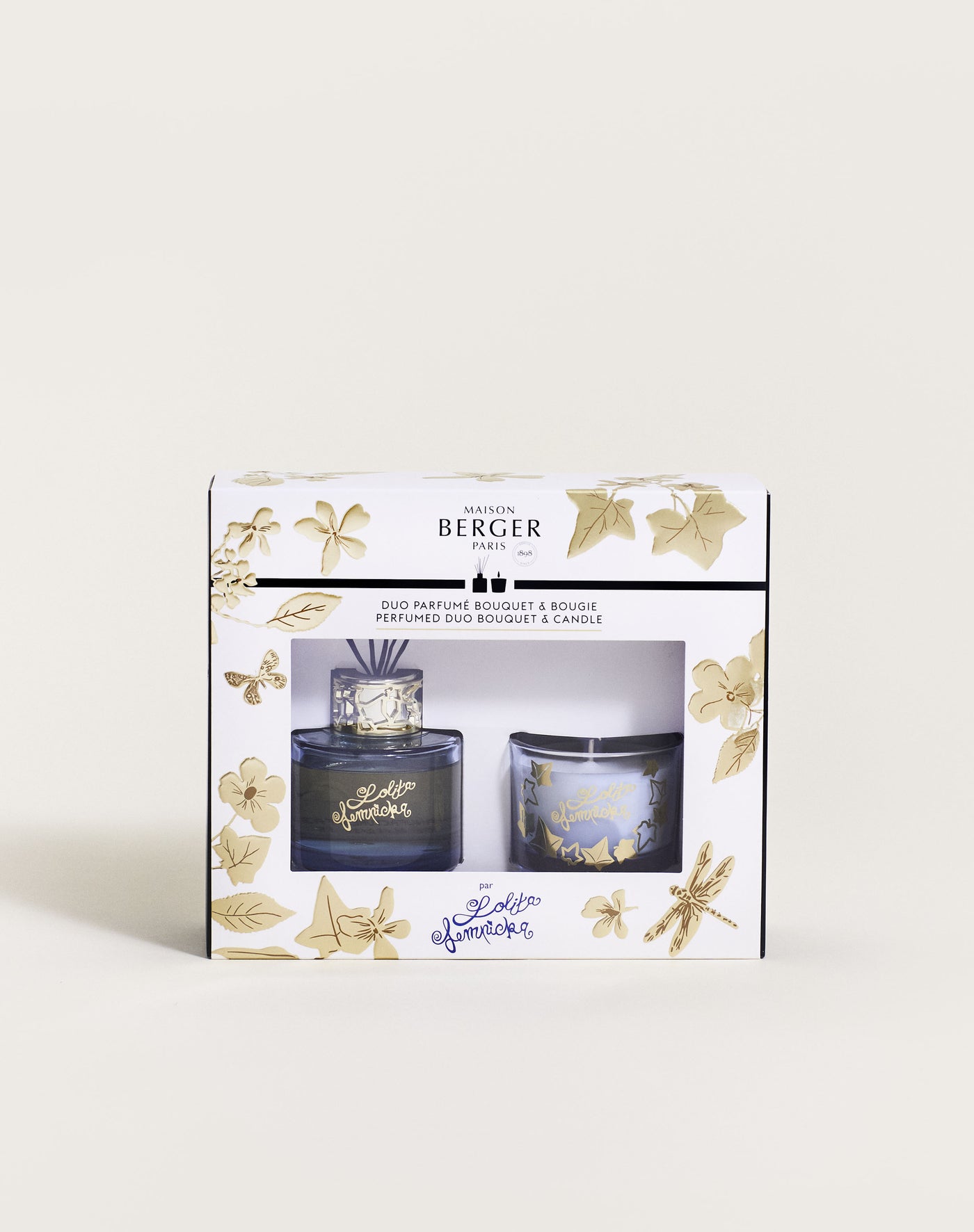 Duo mini Bouquet & Candle Lolita Lempicka Violet