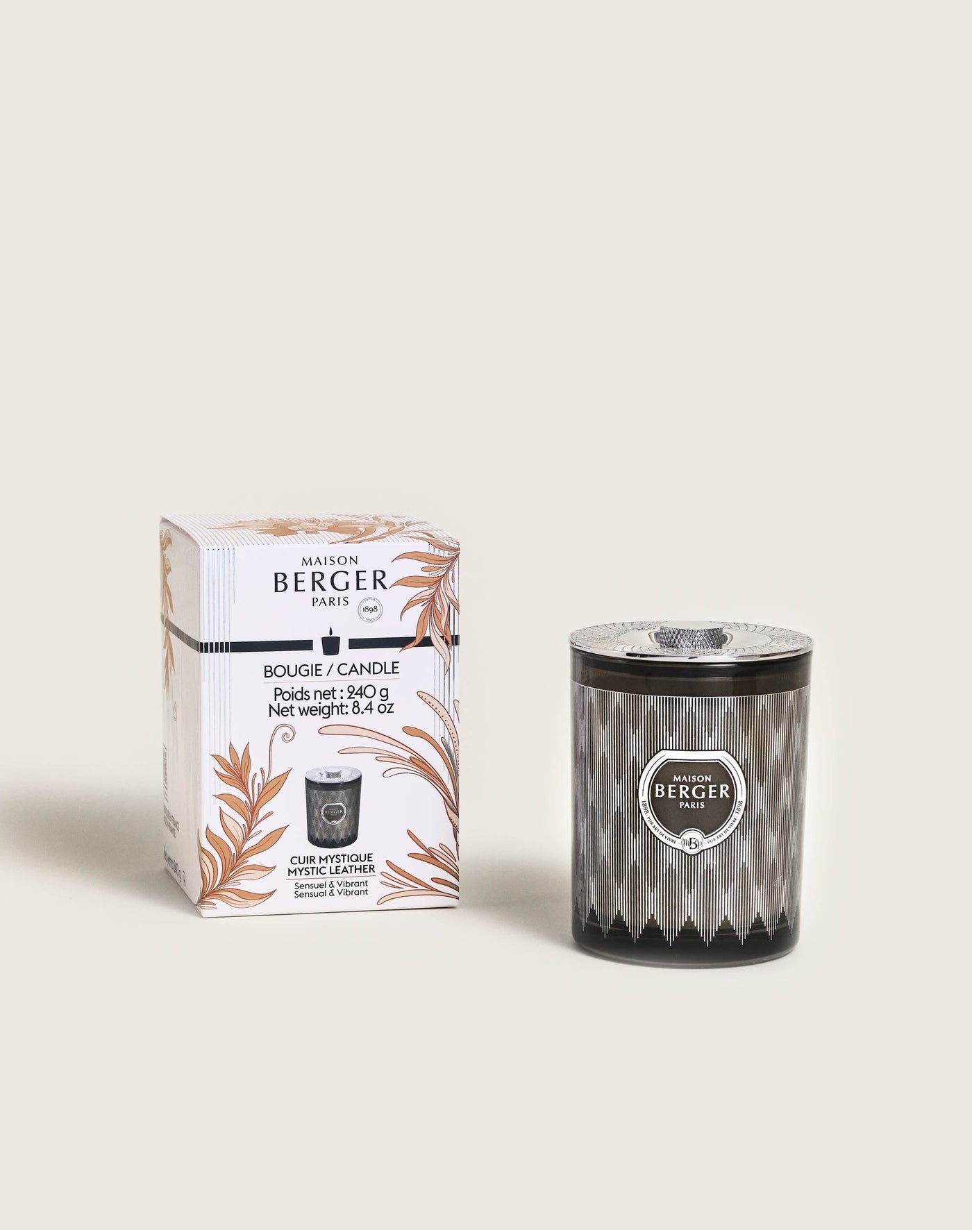 Evanescence Gris Scented Candle 240g - Mystic Leather