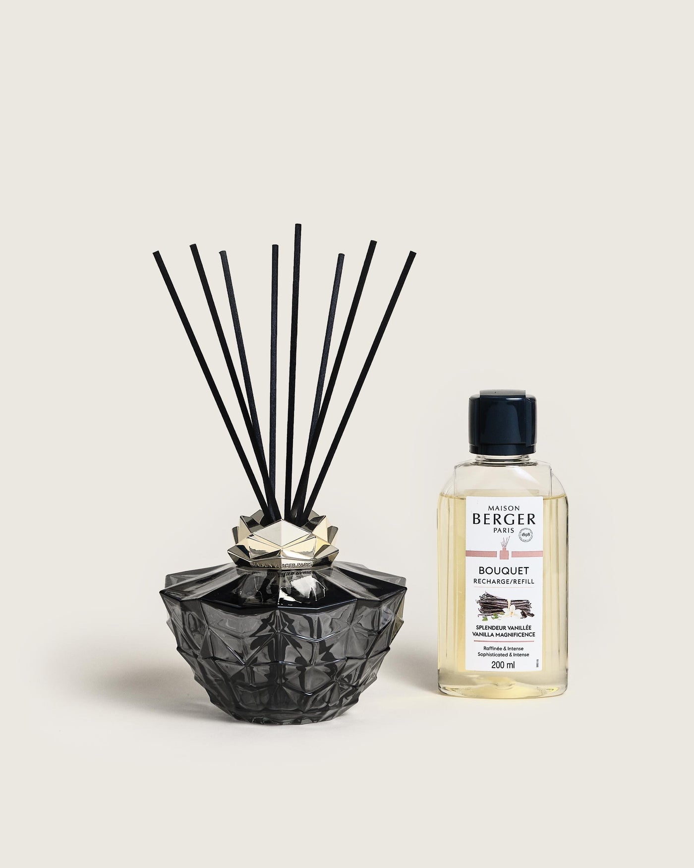 Glacon Grey Lamp Gift Set with Pure White Tea