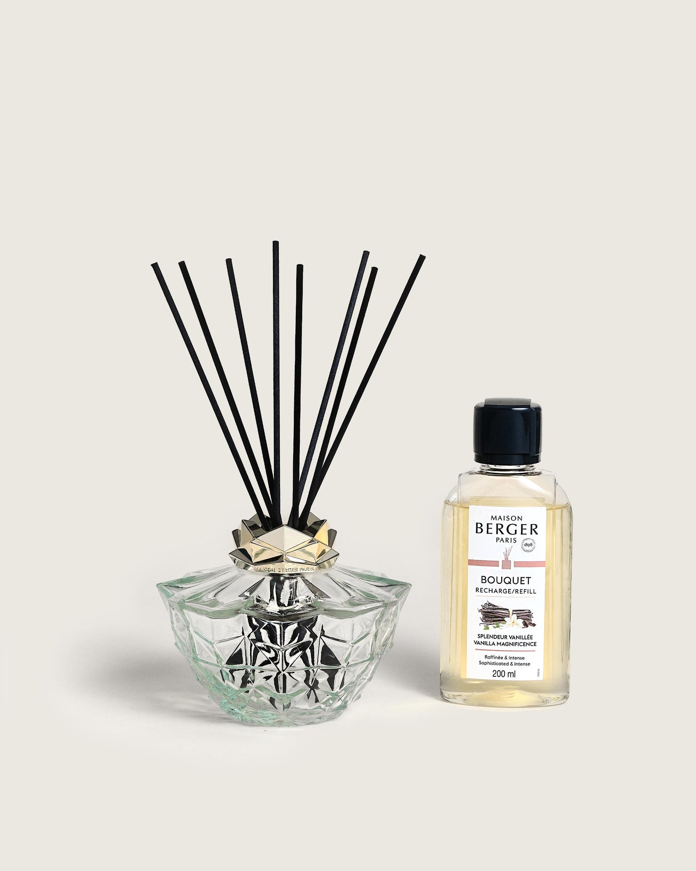 Glacon Grey Lamp Gift Set with Pure White Tea
