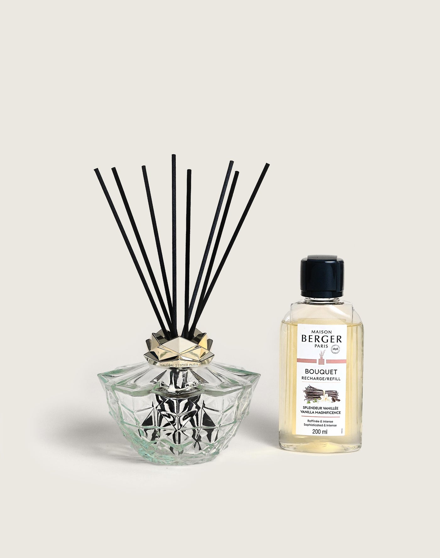 Glacon Grey Lamp Gift Set with Pure White Tea