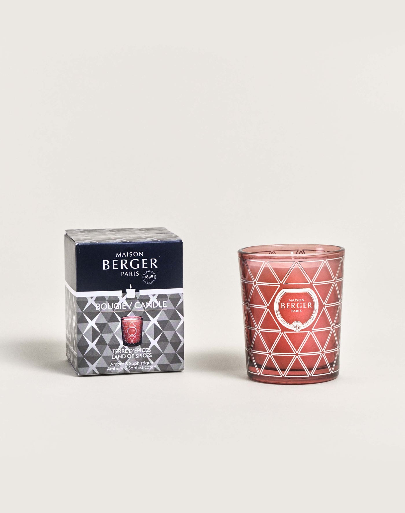 Geode Paprika Scented Candle 180g - Land of Spices