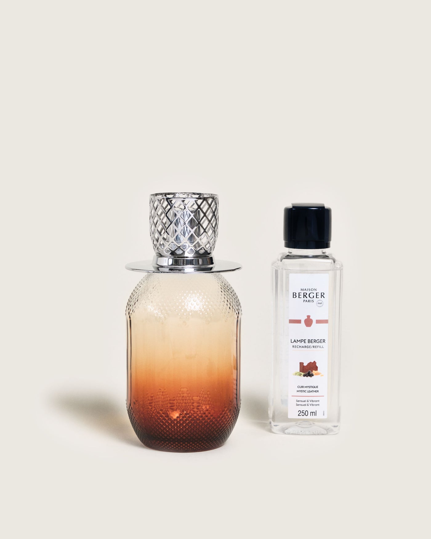 Glacon Grey Lamp Gift Set with Pure White Tea