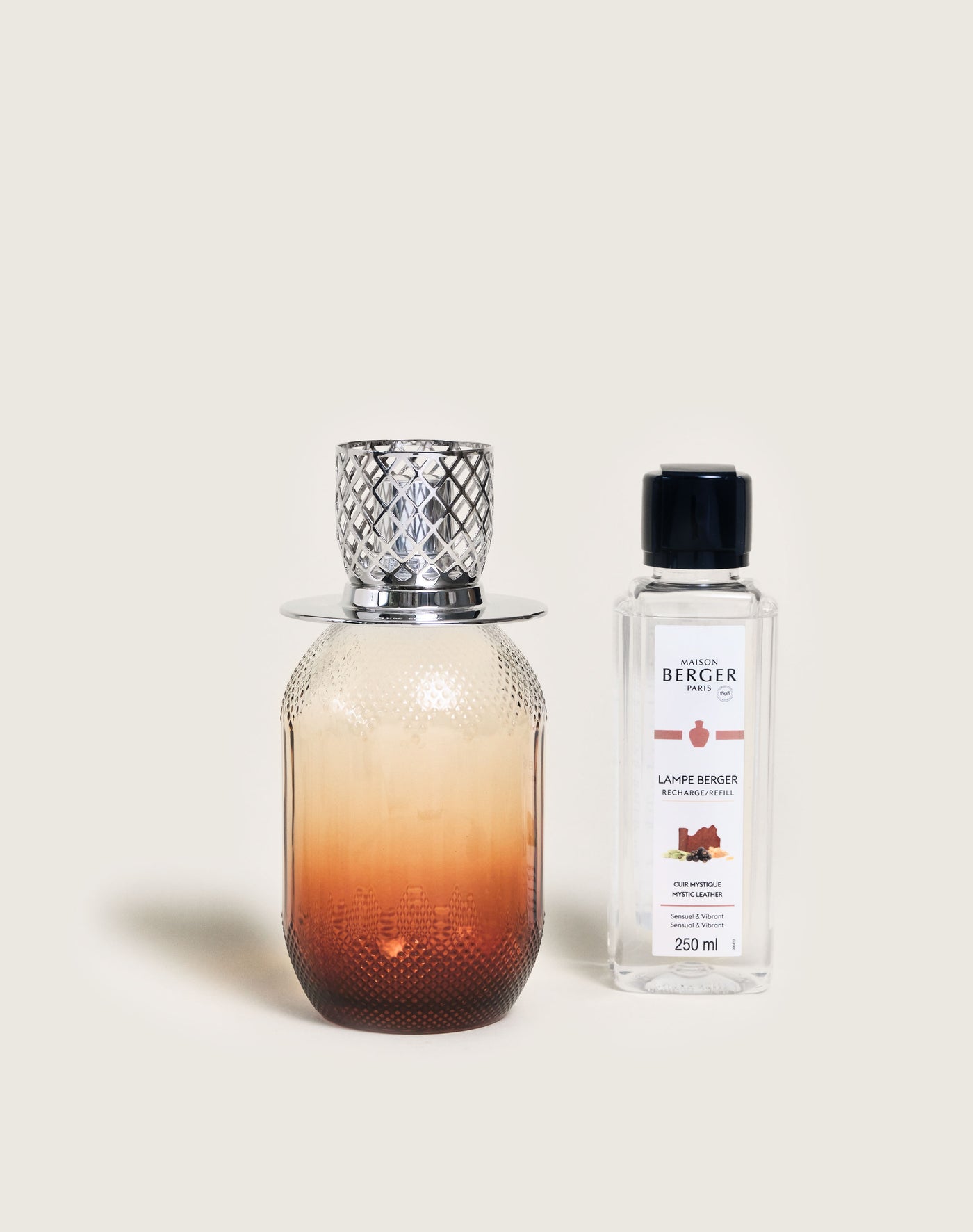 Glacon Grey Lamp Gift Set with Pure White Tea