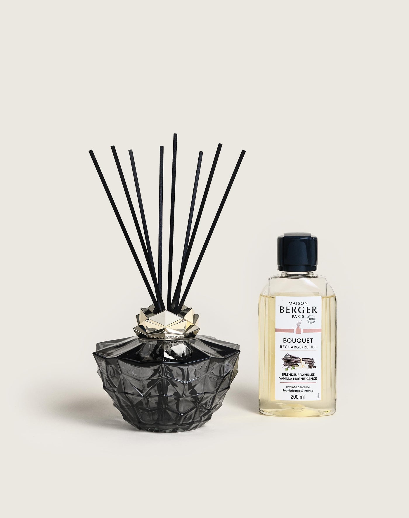 Kali Scented Bouquet & Car Diffuser Gift Set - Noir