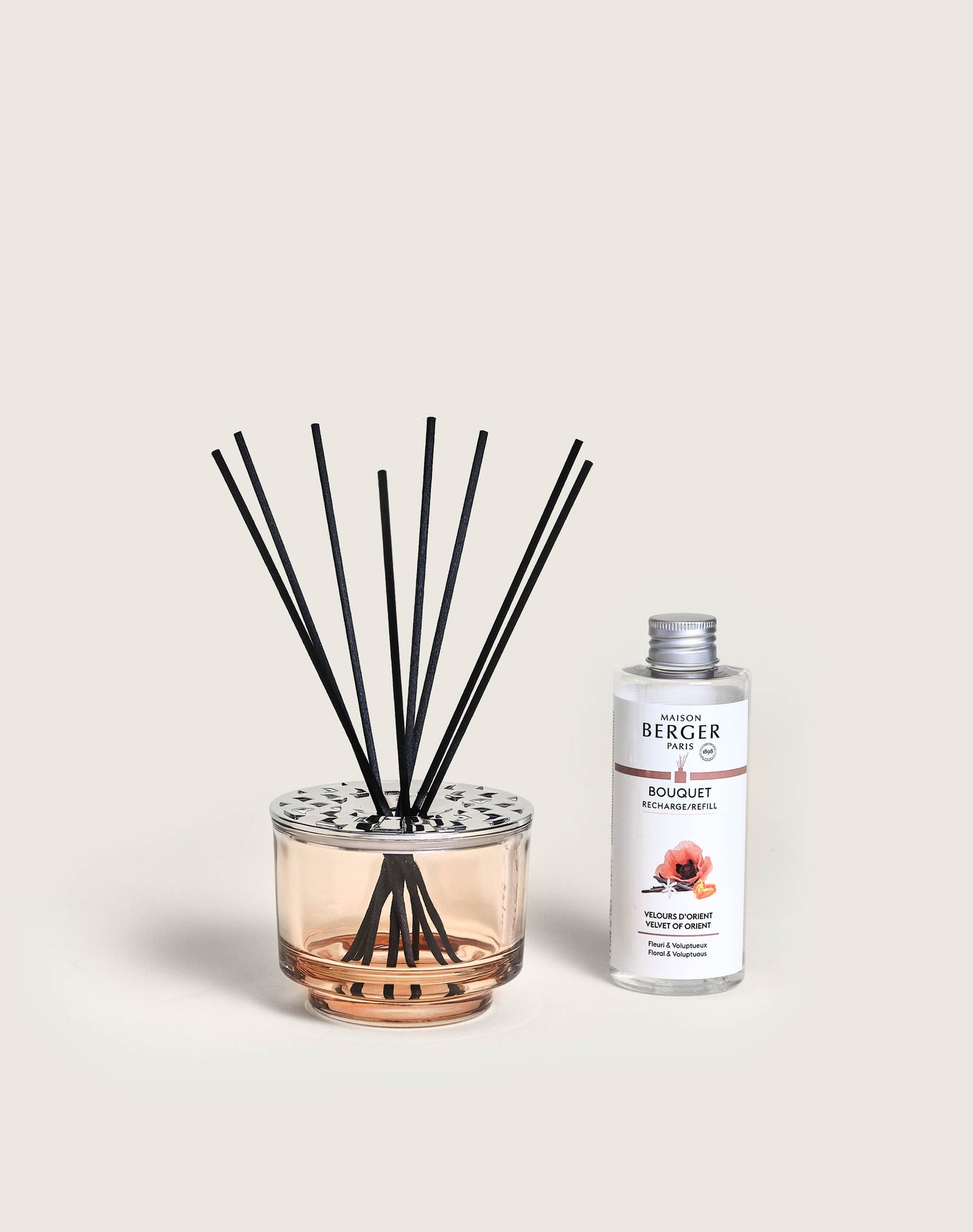 Variation Lamp Set & Scented Bouquet Gift Set - Nude