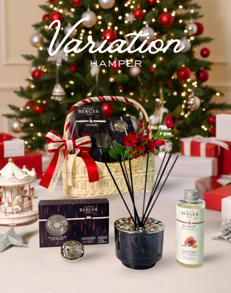 Variation Scented Bouquet & Car Diffuser Gift Set - Gris