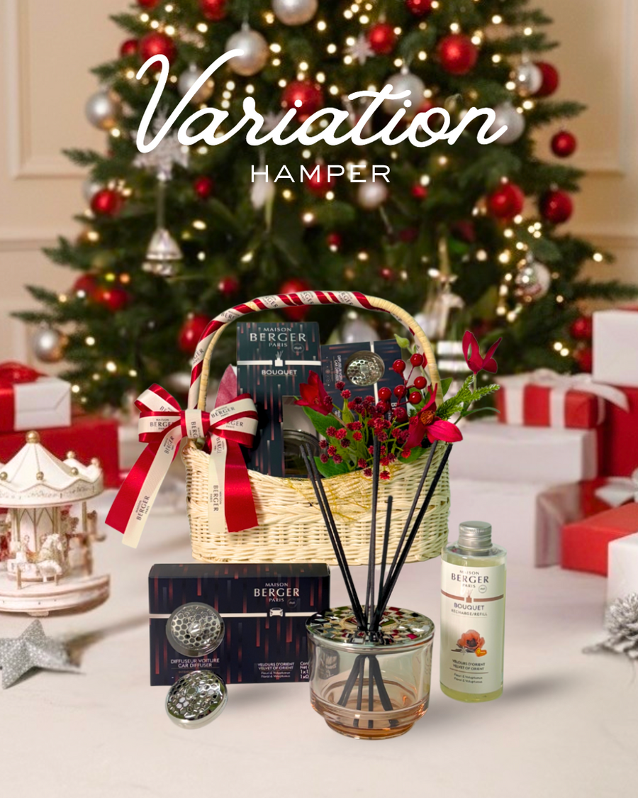 Variation Scented Bouquet & Car Diffuser Gift Set - Nude