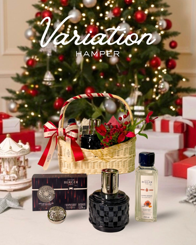 Variation Lamp Set & Car Diffuser Gift Set - Gris