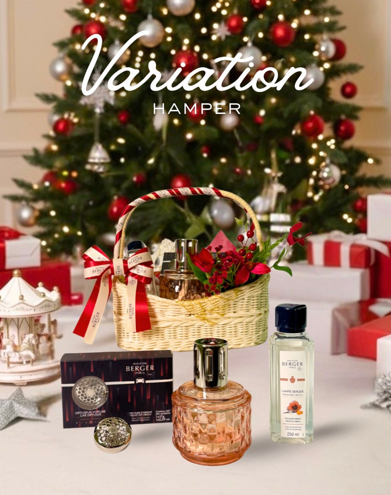 Variation Lamp Set & Car Diffuser Gift Set - Nude