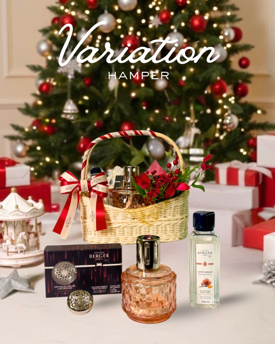 Variation Lamp Set & Car Diffuser Gift Set - Nude