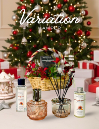 Variation Lamp Set & Scented Bouquet Gift Set - Nude