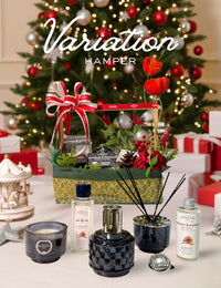 Variation Lamp Set & Scented Bouquet Gift Set - Gris