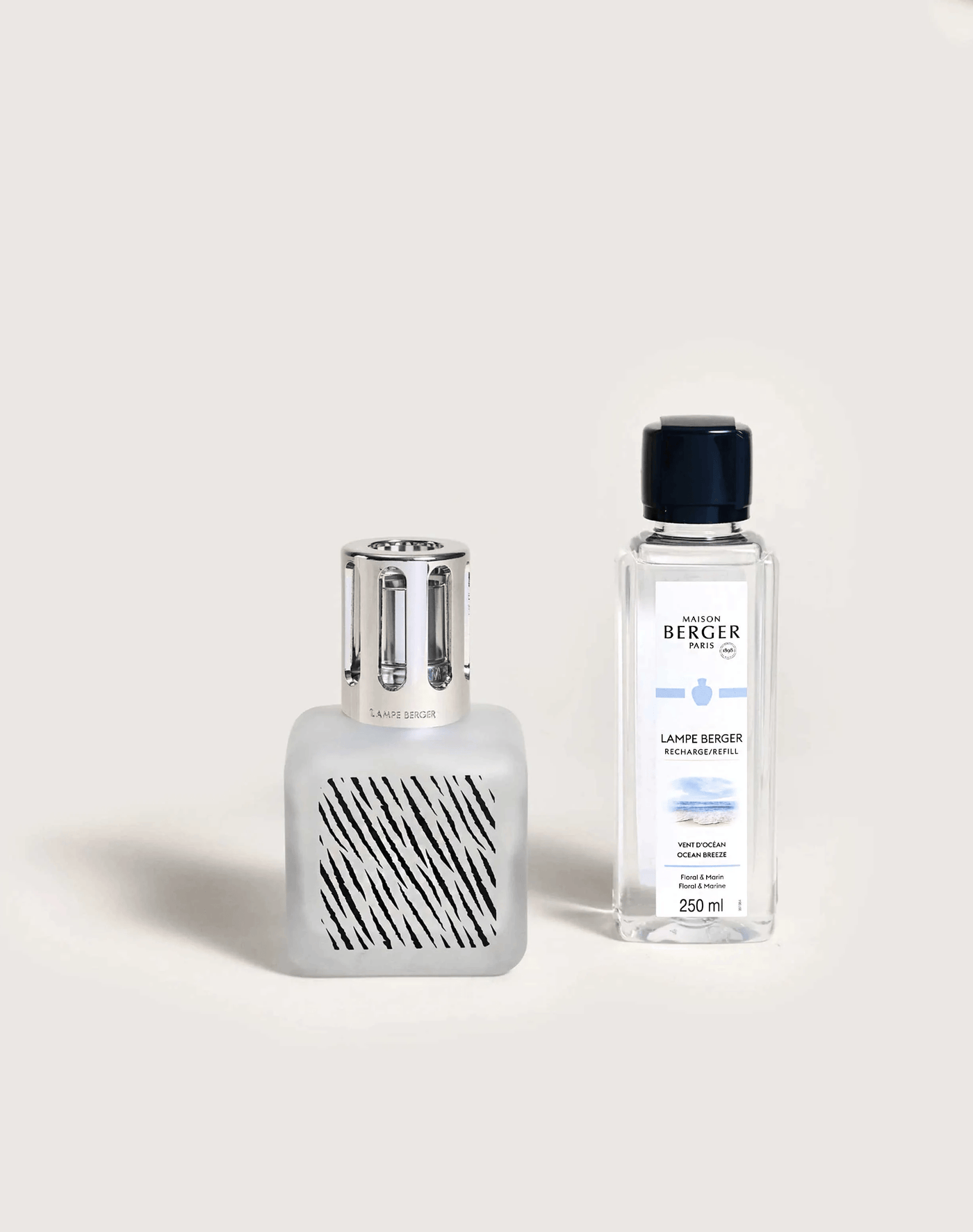 Glacon Grey Lamp Gift Set with Pure White Tea