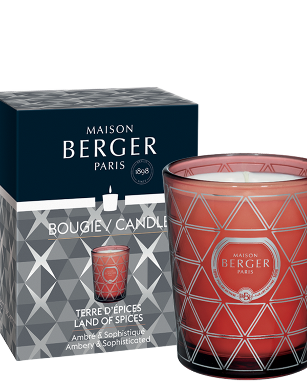 Geode Paprika Scented Candle 180g - Land of Spices