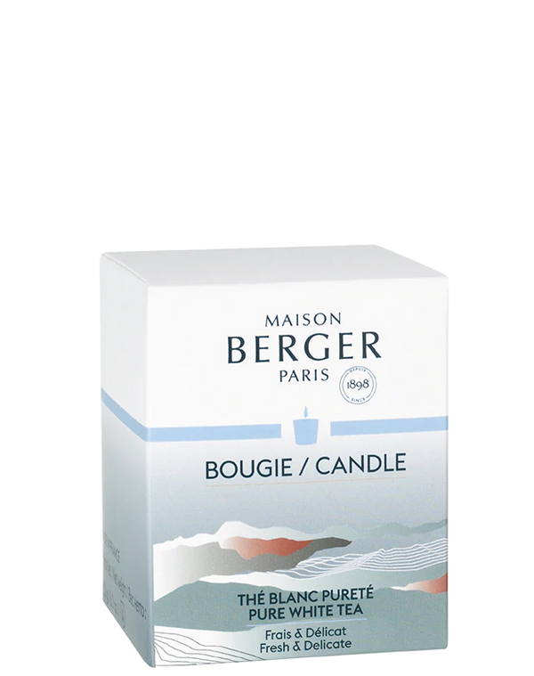 Land Frosted White Pure White Tea Scented Candle 180 g. 